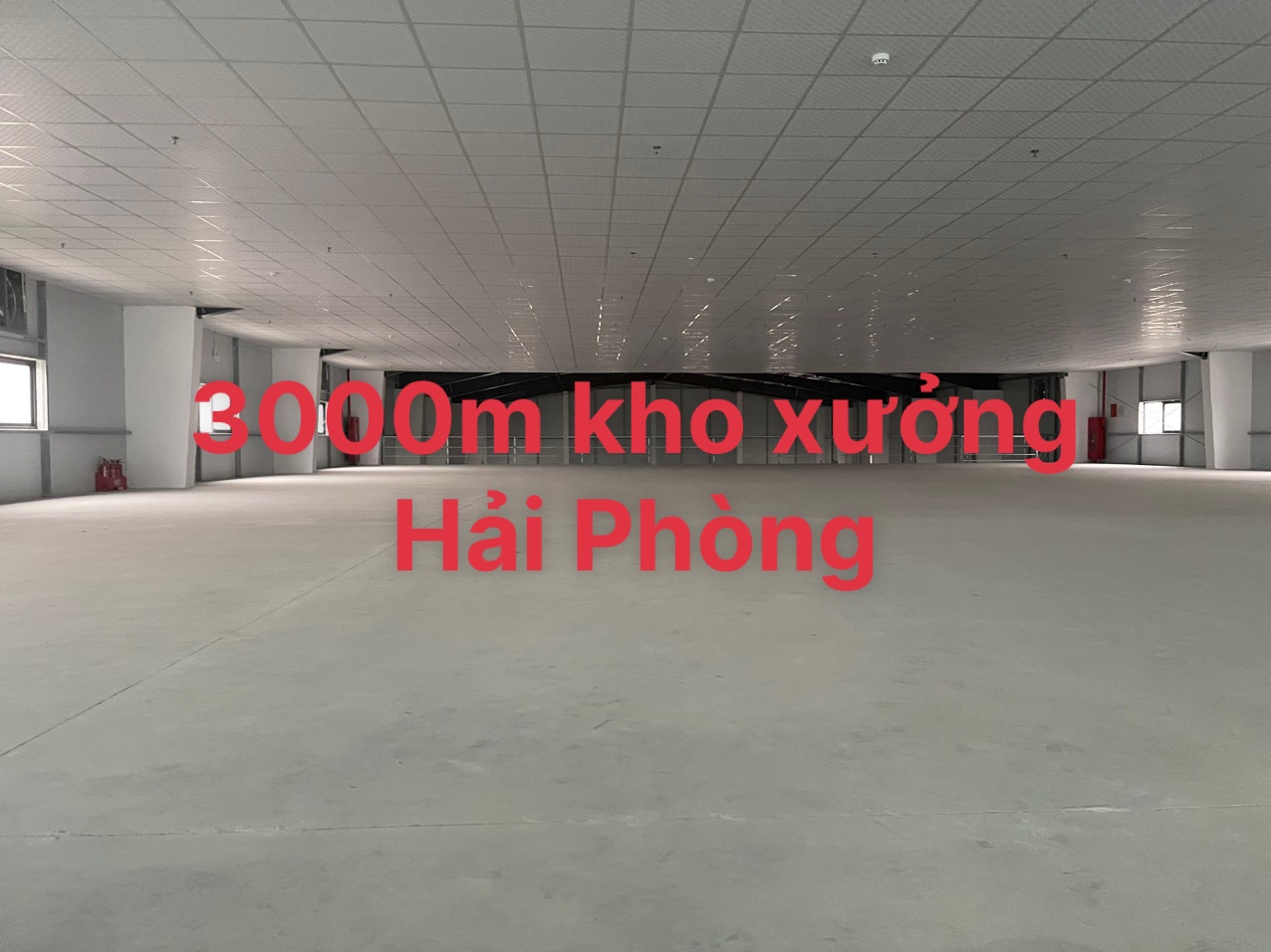 Cho thuê 3000 m2 xưởng đủ điều kiện FDI tại Hải Phòng