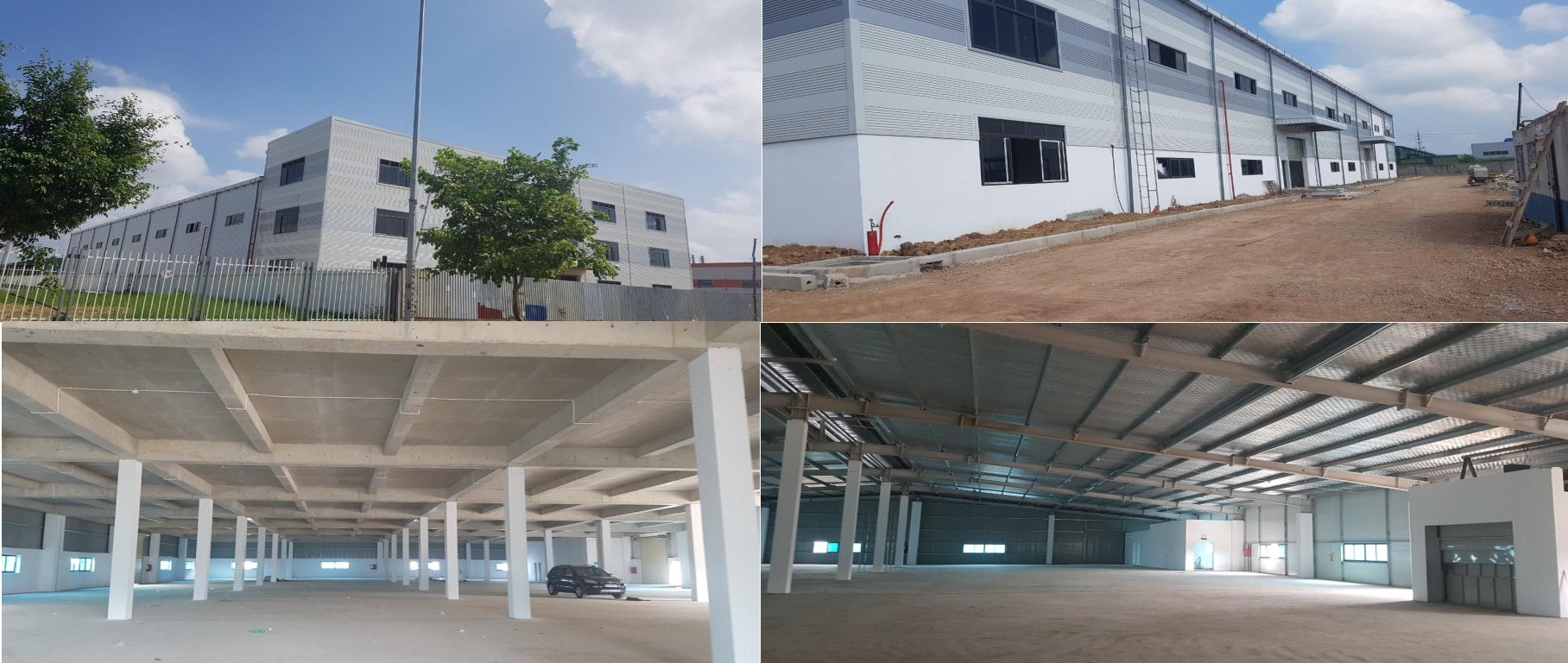 Cho thuê 10.000m2 nhà xưởng trong KCN tại Bắc Giang