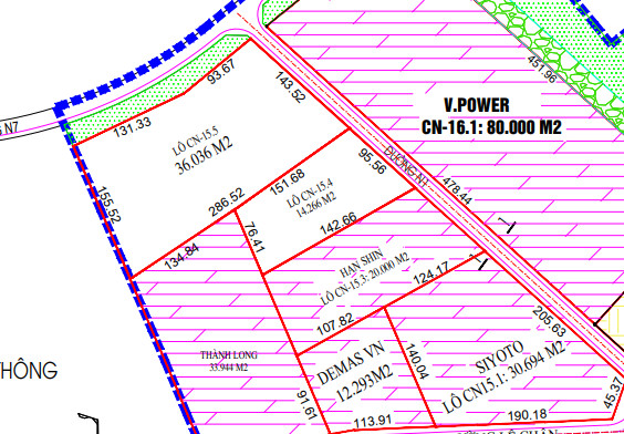 Sang nhượng 1.4 ha đất trong KCN tại Hà Nam