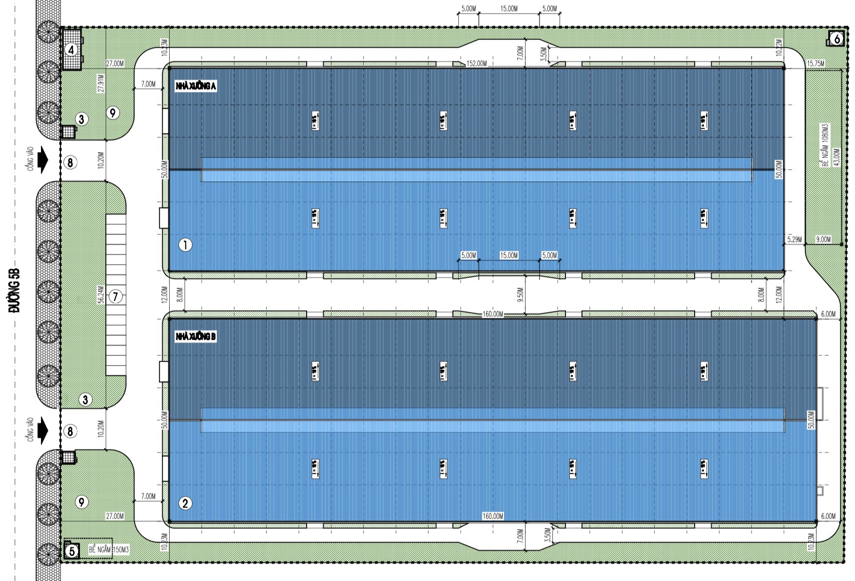 Cho thuê 15.000 m2 nhà xưởng mới xây dựng tại KCN Bắc Ninh