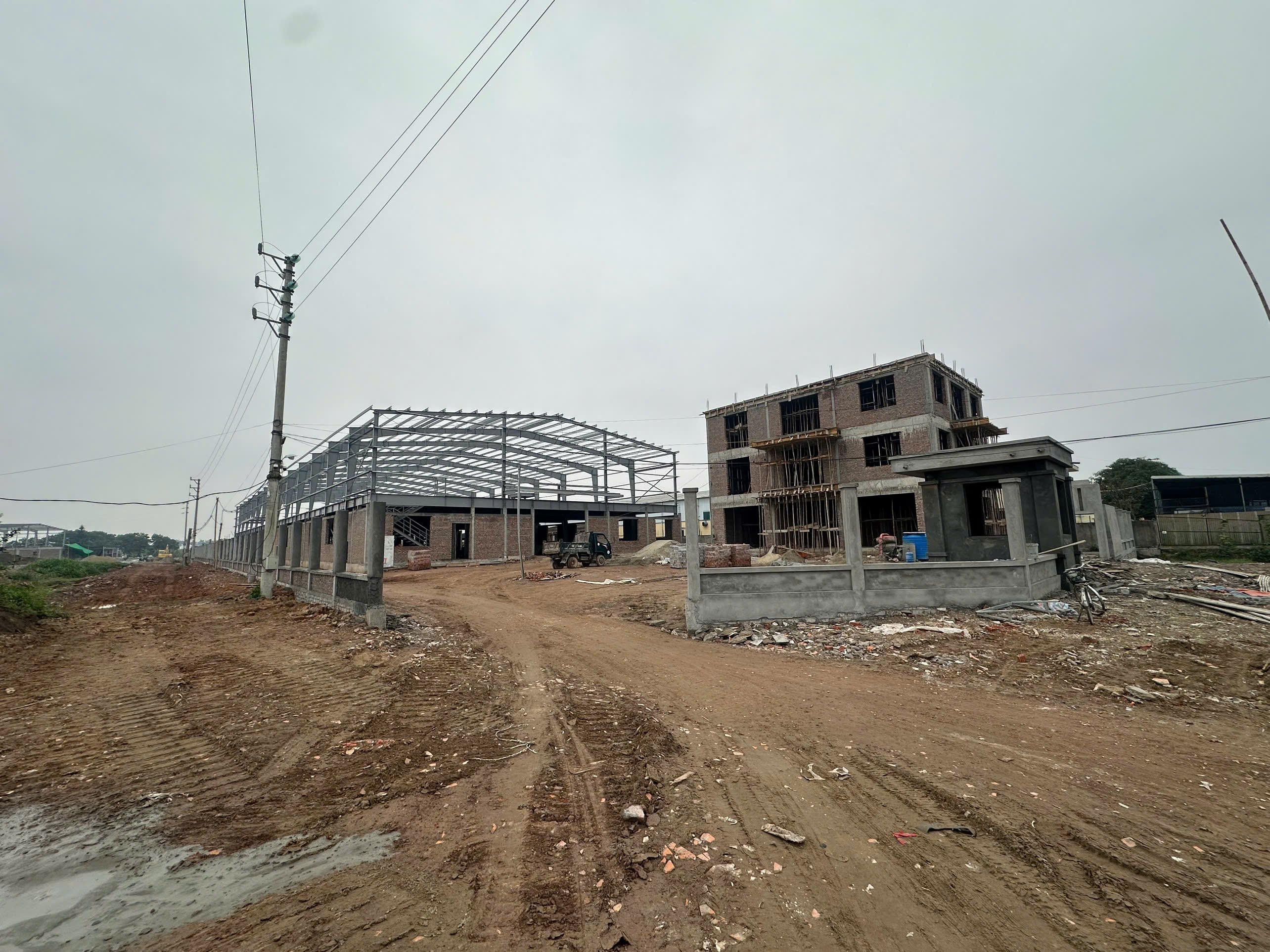 CCN Quý Ninh, Thái Bình cũ có kho xưởng 5000m2 cho thuê 