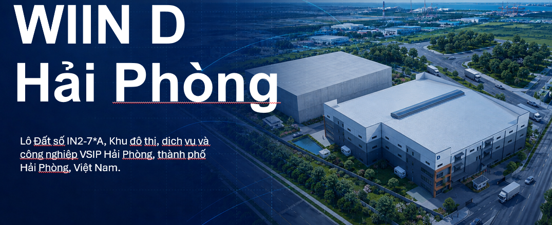 HOT! TỔ HỢP KHO XƯỞNG XÂY SẴN CHO THUÊ DIỆN TÍCH LINH HOẠT TẠI KCN VSIP, HẢI PHÒNG