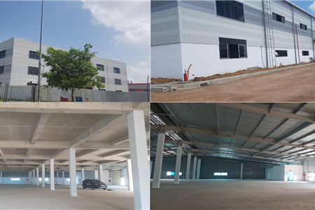 Cho thuê 10.000m2 nhà xưởng trong KCN tại Bắc Giang