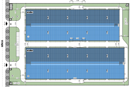 Cho thuê 15.000 m2 nhà xưởng mới xây dựng tại KCN Bắc Ninh