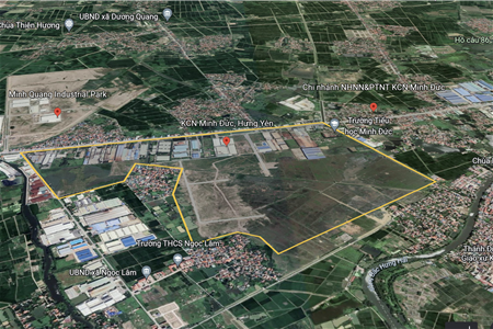 Chuyển nhượng 5 ha đất công nghiệp trong KCN tại Hưng Yên